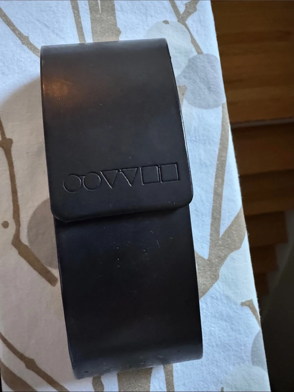 Oliver Peoples Black Sunglasses in Leather Case